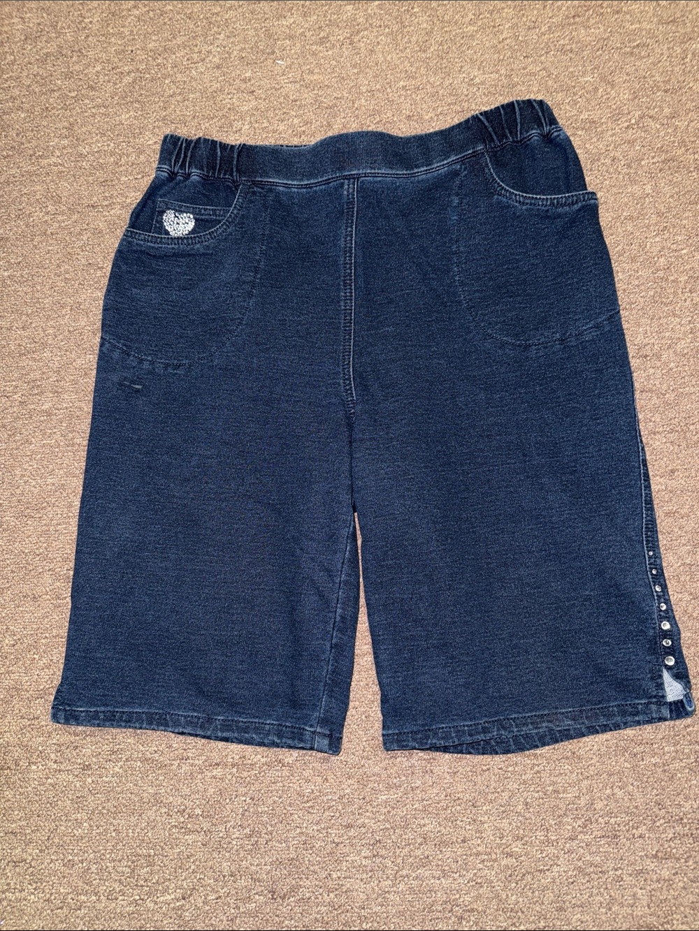 Dream Jeans by Quacker Factory Pull-On Bermuda Shorts